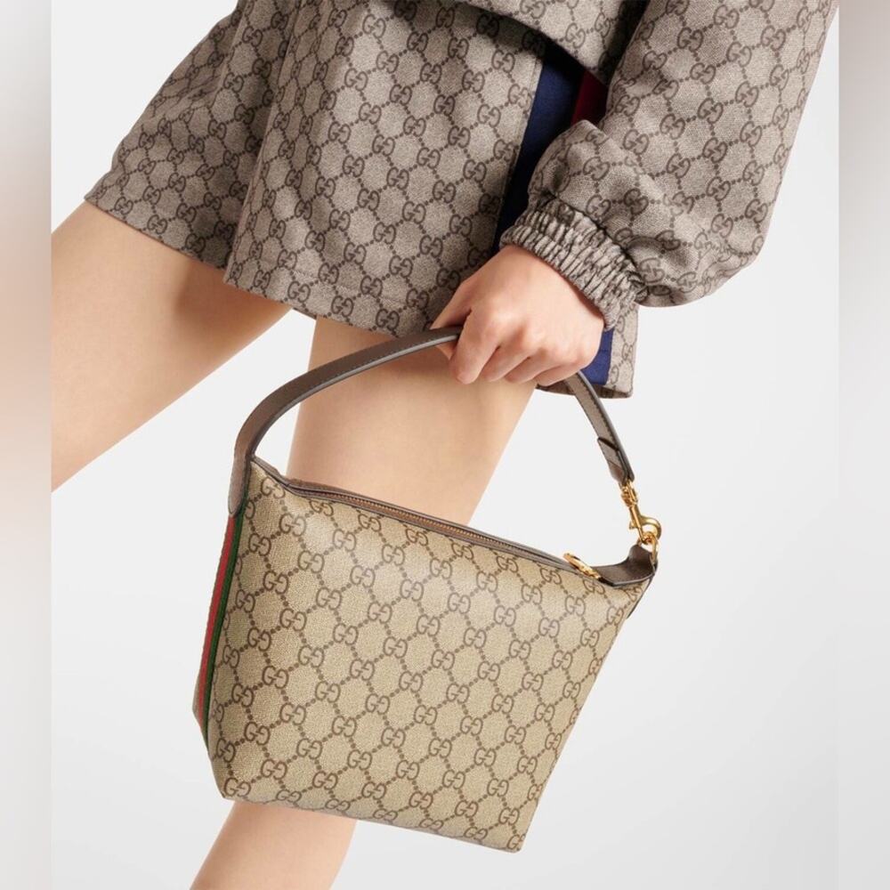 Sale ends 5/2 Gucci Ophidia GG Super Mini canvas shoulder bag - Picture 9 of 10